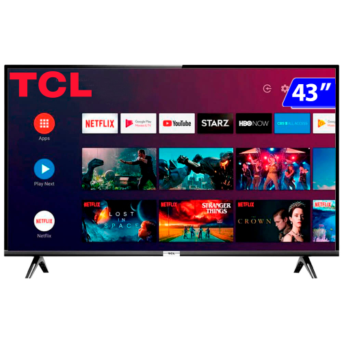 TV 43P TCL LED SMART FULL HD COMANDO VOZ (MH) 43S6500